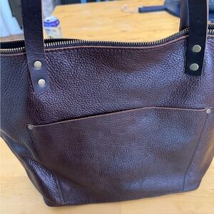 Portland Leather Dark Brown Handcrafted Bag